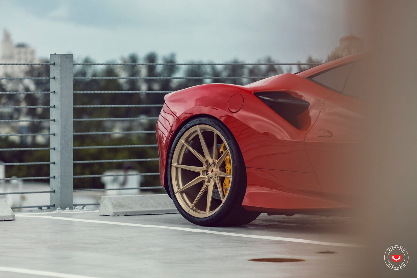 Vossen EVO-2 Wheel Set for Ferrari F8 - 21 Inch - Patina Gold