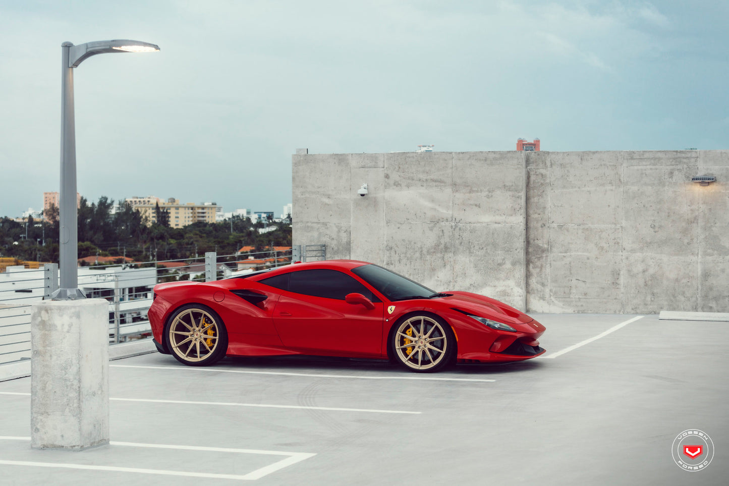 Vossen EVO-2 Wheel Set for Ferrari F8 - 21 Inch - Patina Gold