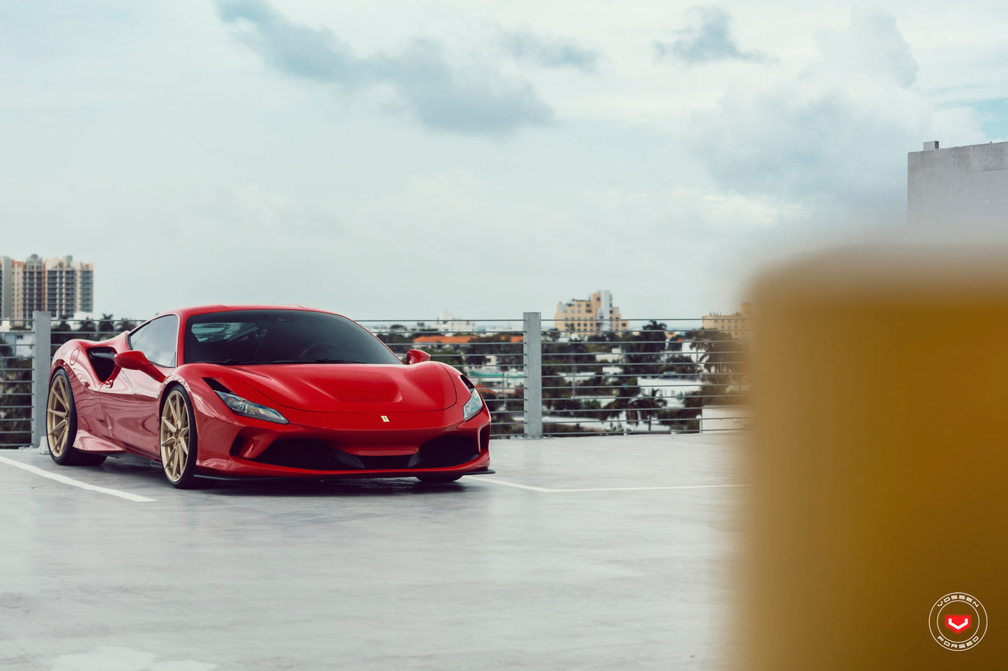 Vossen EVO-2 Wheel Set for Ferrari F8 - 21 Inch - Patina Gold