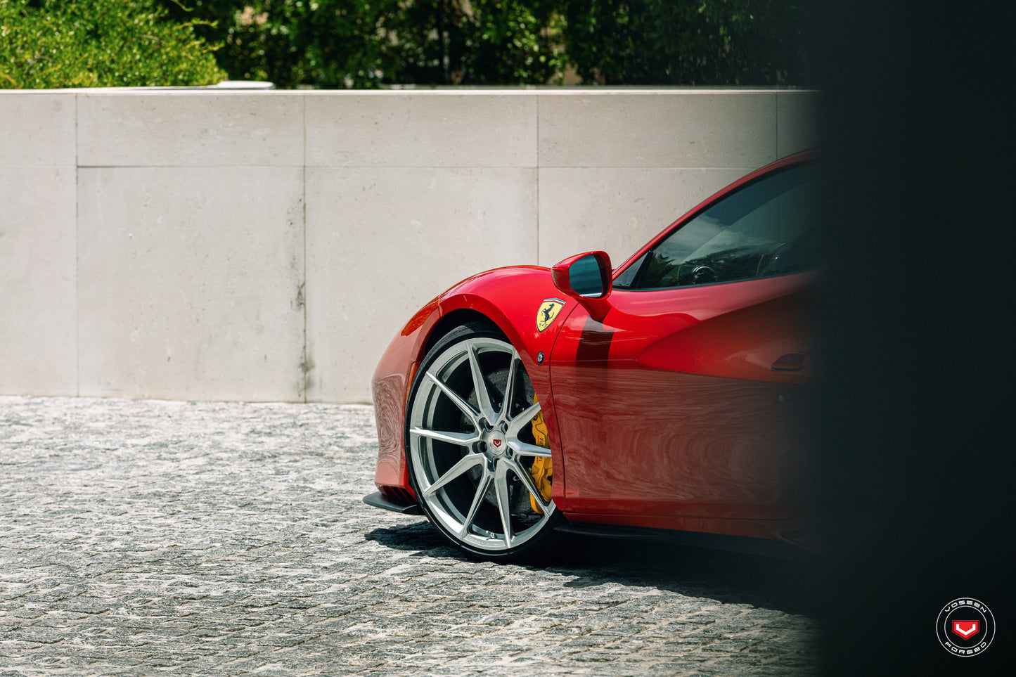 Vossen EVO-2 Wheel Set for Ferrari F8 - 21 Inch - Gloss Clear