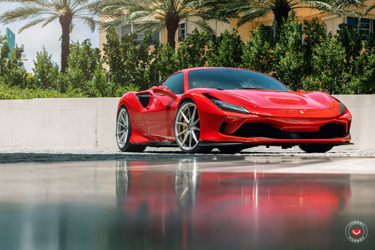 Vossen EVO-2 Wheel Set for Ferrari F8 - 21 Inch - Gloss Clear