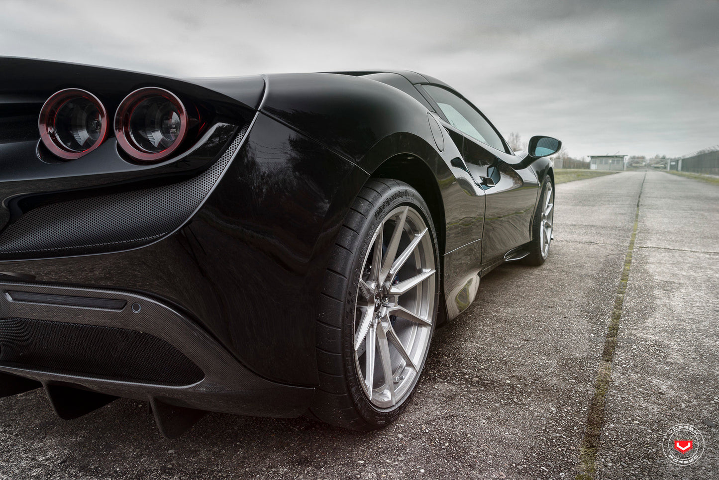 Vossen EVO-2 Wheel Set for Ferrari F8 - 20 Inch - Light Smoke