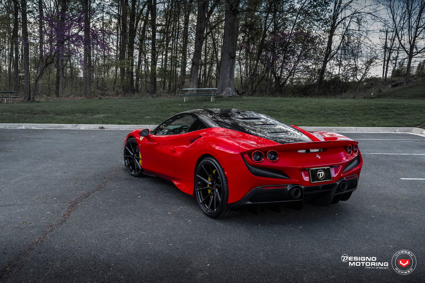 Vossen EVO-2 Wheel Set for Ferrari F8 - 21 Inch - Gloss Black