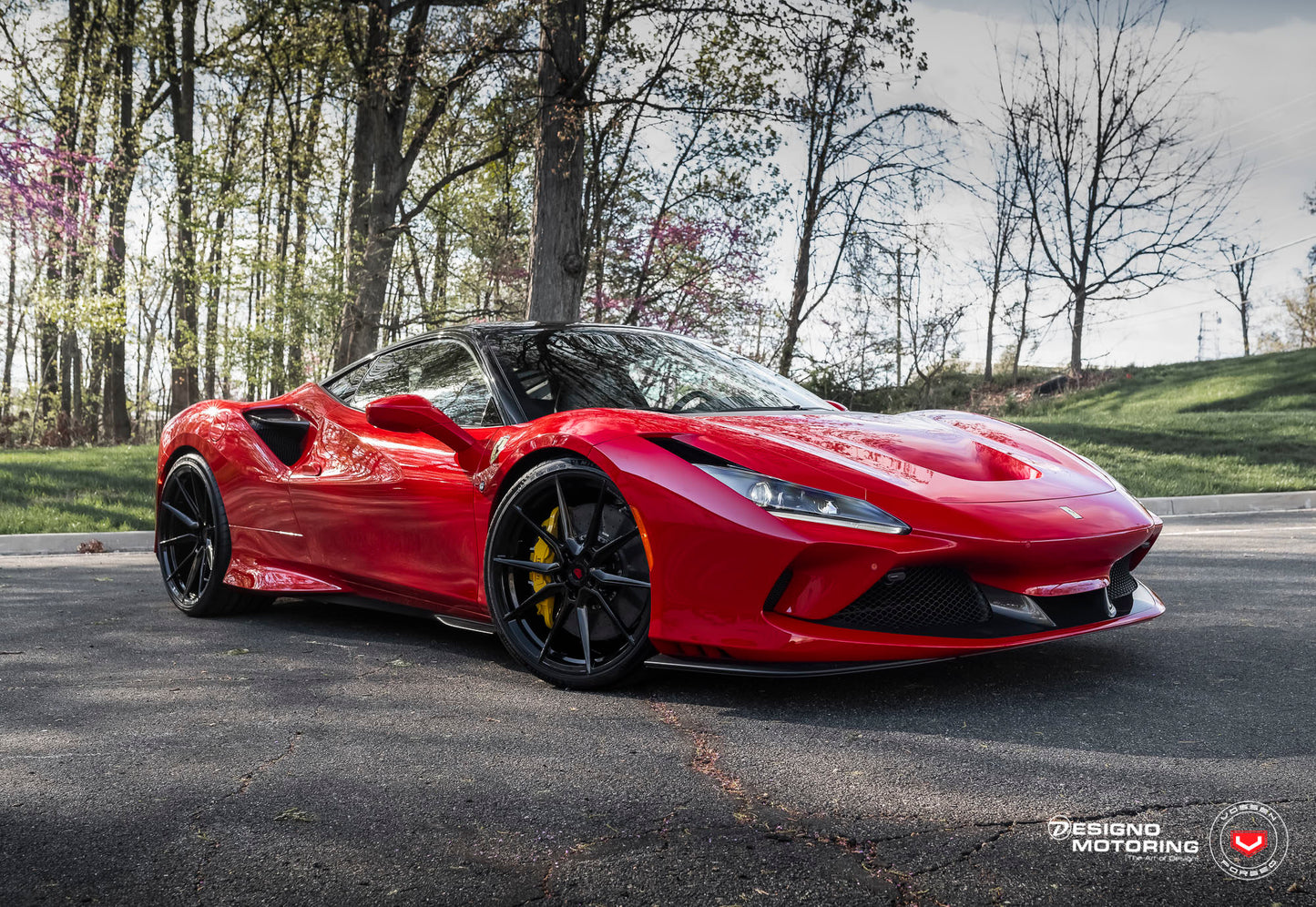 Vossen EVO-2 Wheel Set for Ferrari F8 - 21 Inch - Gloss Black