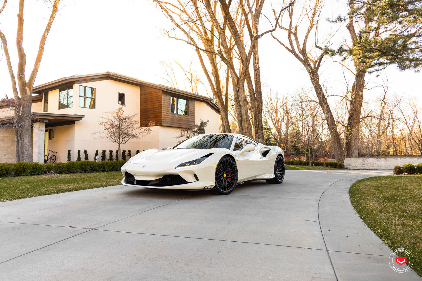 Vossen EVO-6TR Wheel Set for Ferrari F8 - 21 Inch - Satin Black