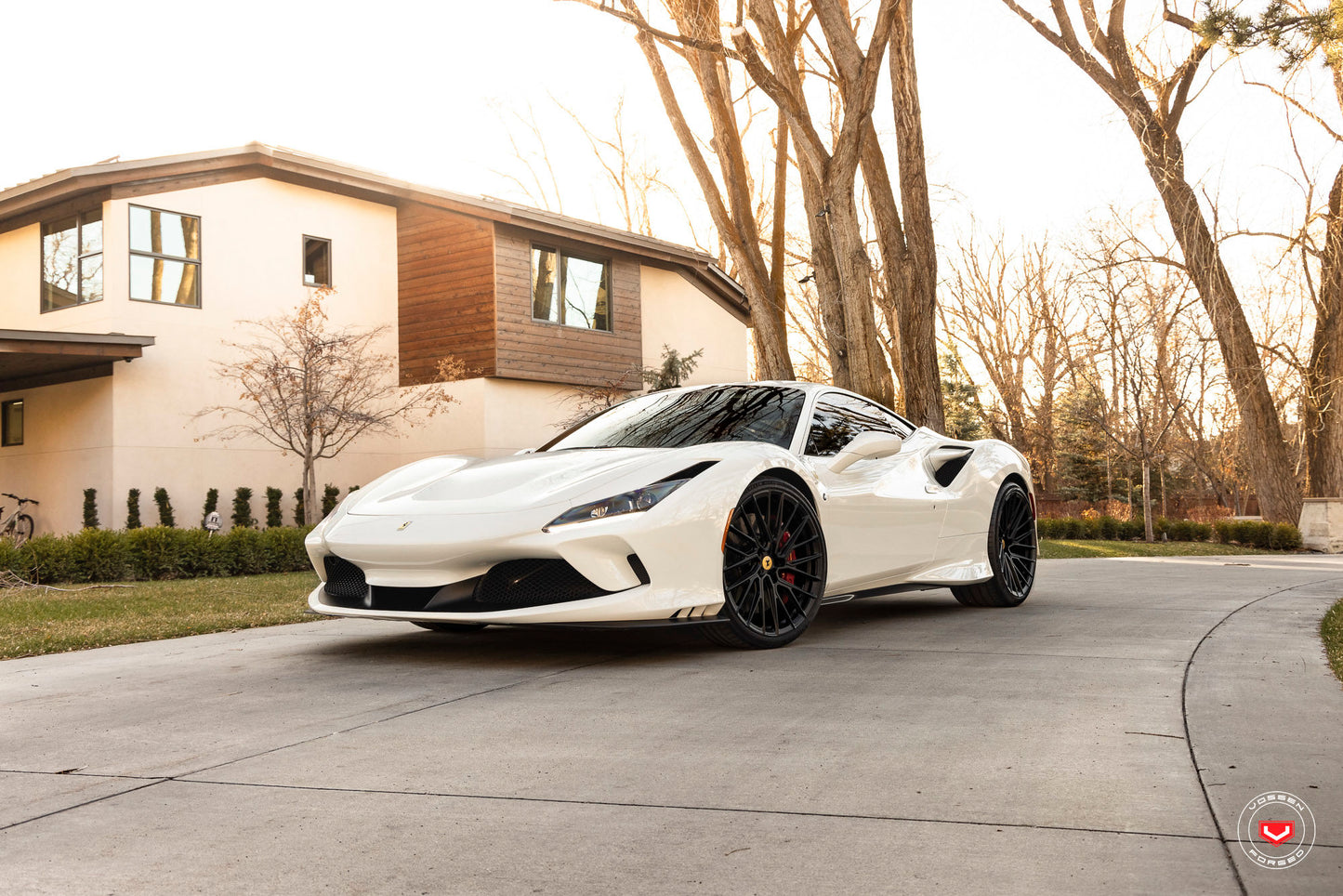 Vossen EVO-6TR Wheel Set for Ferrari F8 - 21 Inch - Satin Black