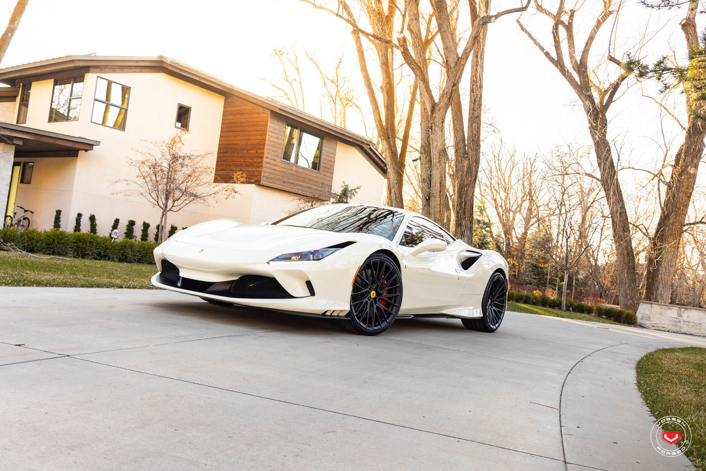 Vossen EVO-6TR Wheel Set for Ferrari F8 - 21 Inch - Satin Black