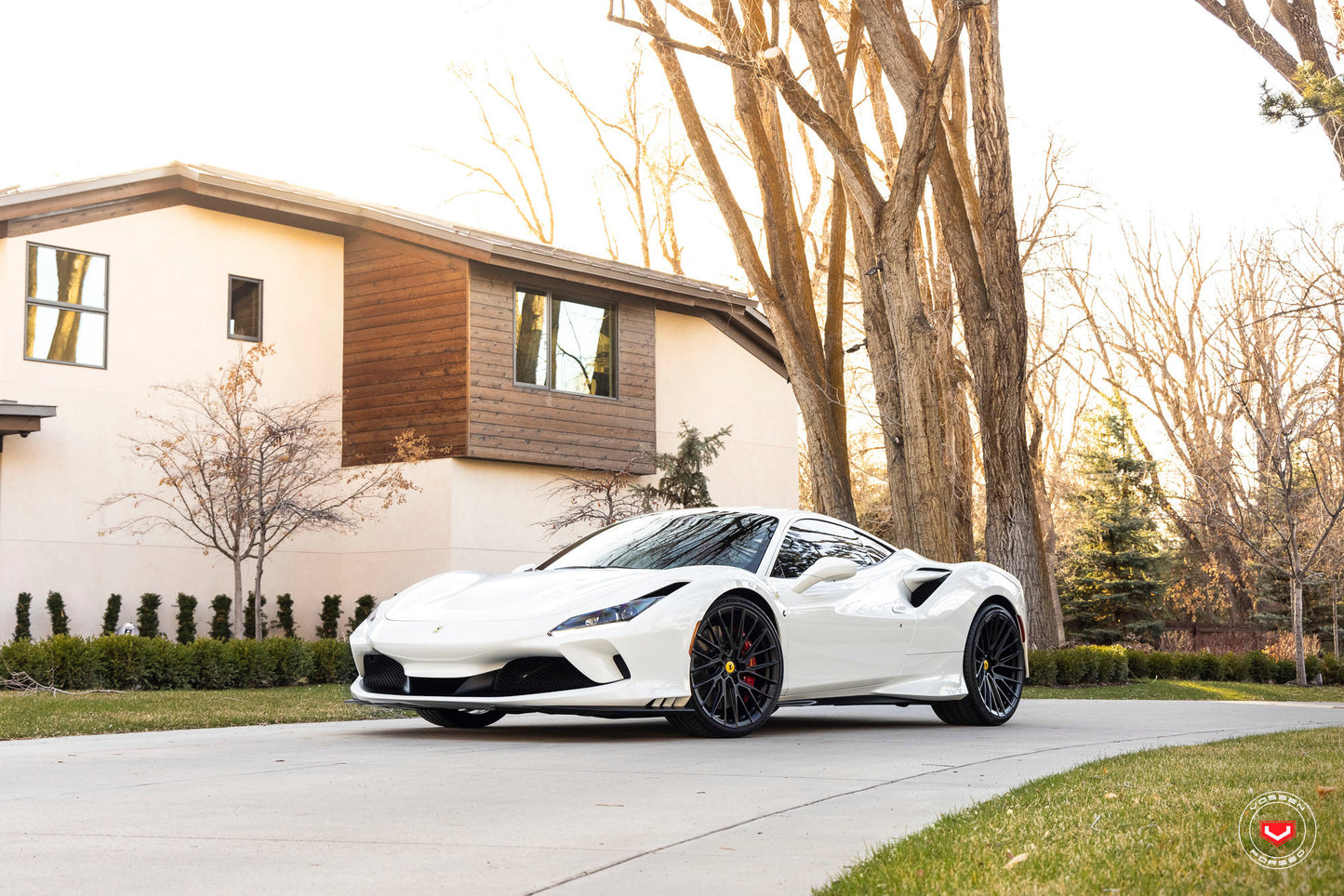 Vossen EVO-6TR Wheel Set for Ferrari F8 - 21 Inch - Satin Black
