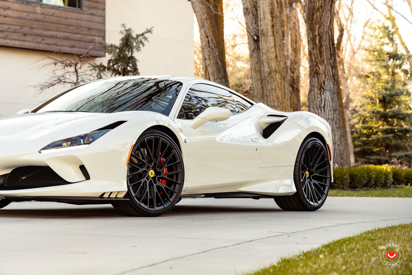Vossen EVO-6TR Wheel Set for Ferrari F8 - 21 Inch - Satin Black