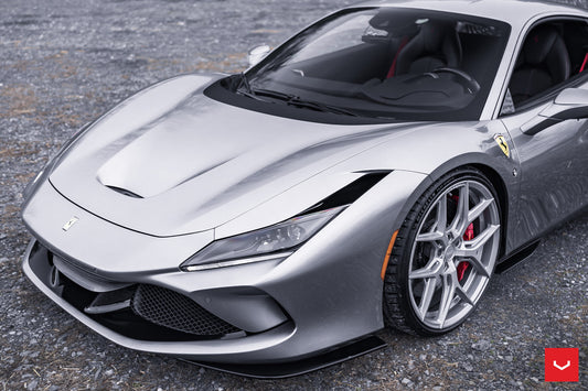 Vossen HF-5 Wheel Set for Ferrari F8 - 21 Inch - Satin Silver