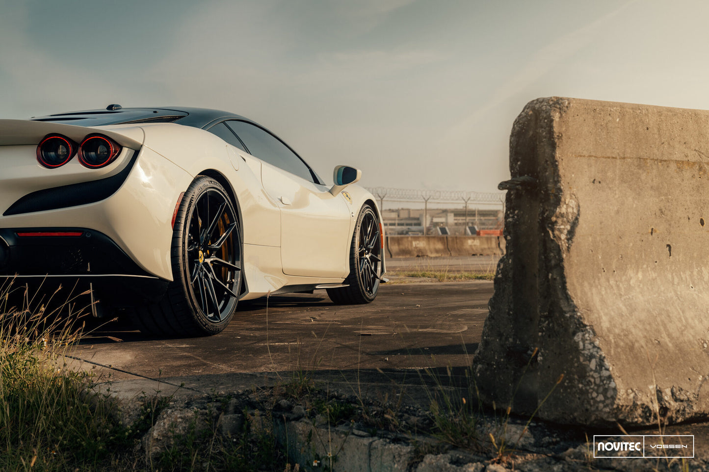 Vossen NF8 Wheel Set for Ferrari F8 - 21 Inch - Gloss Black