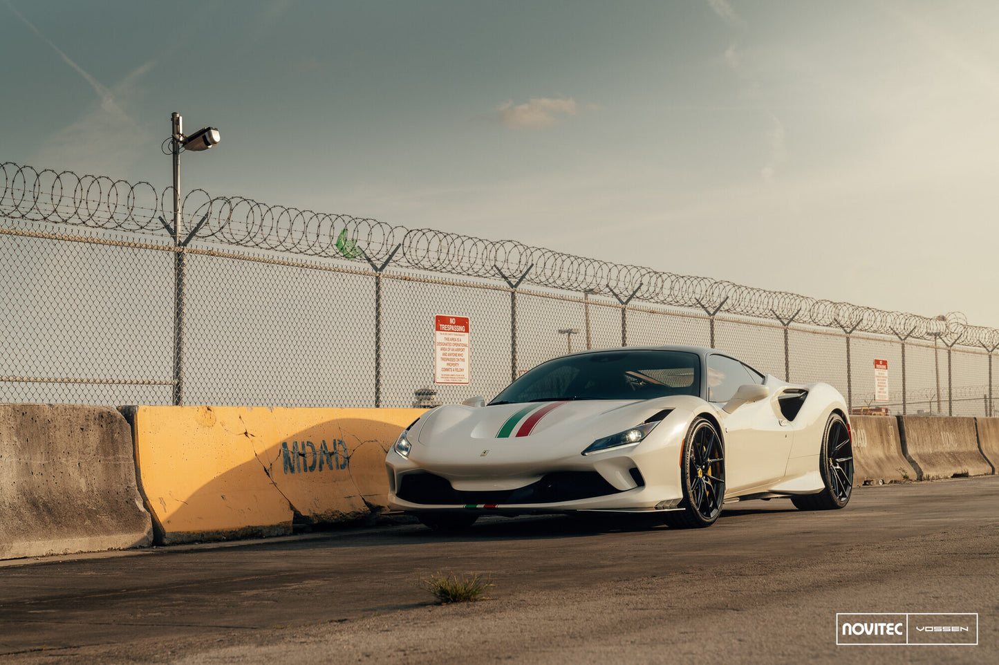 Vossen NF8 Wheel Set for Ferrari F8 - 21 Inch - Gloss Black