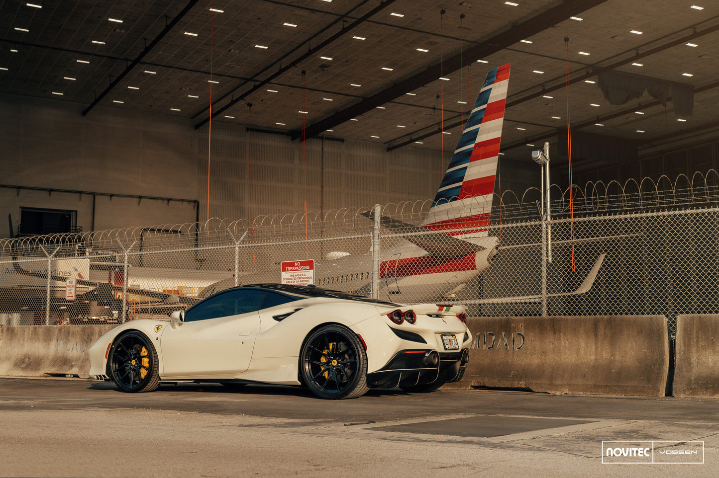 Vossen NF8 Wheel Set for Ferrari F8 - 21 Inch - Gloss Black