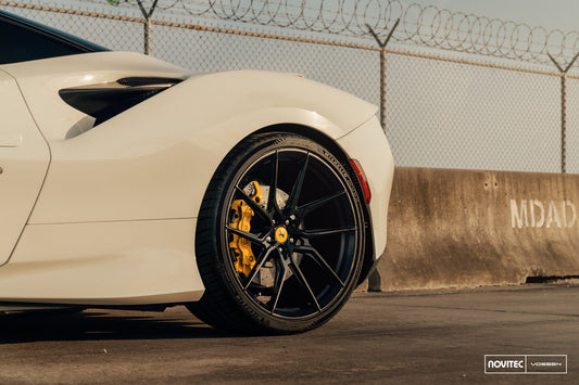 Vossen NF8 Wheel Set for Ferrari F8 - 21 Inch - Gloss Black