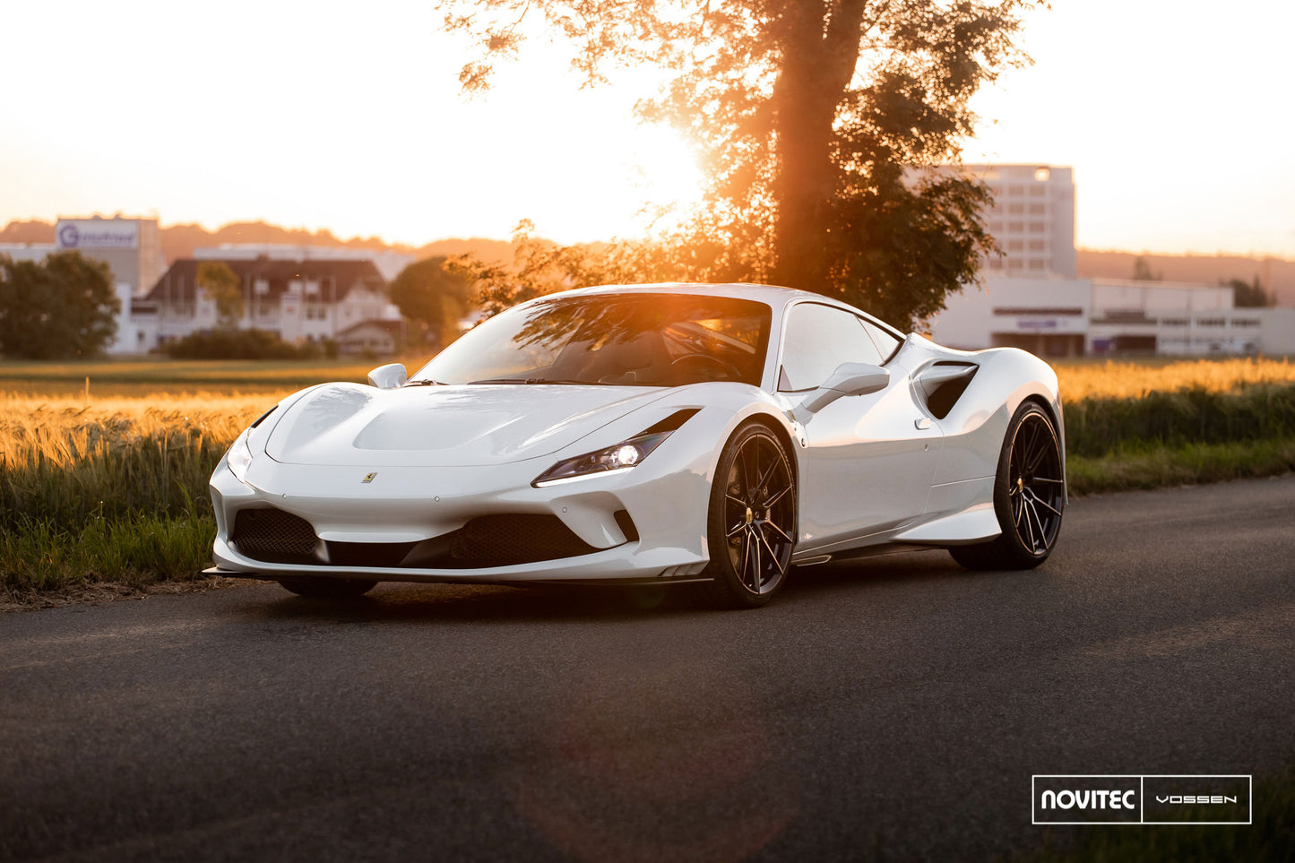 Vossen NF9 Wheel Set for Ferrari F8 - 21 Inch - Satin Black