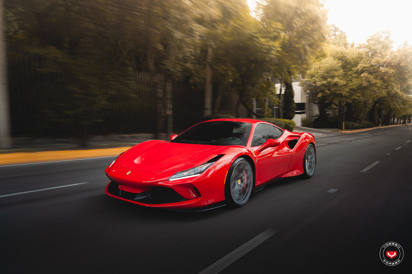 Vossen S17-01 Wheel Set for Ferrari F8 - 21 Inch - Matte Gunmetal