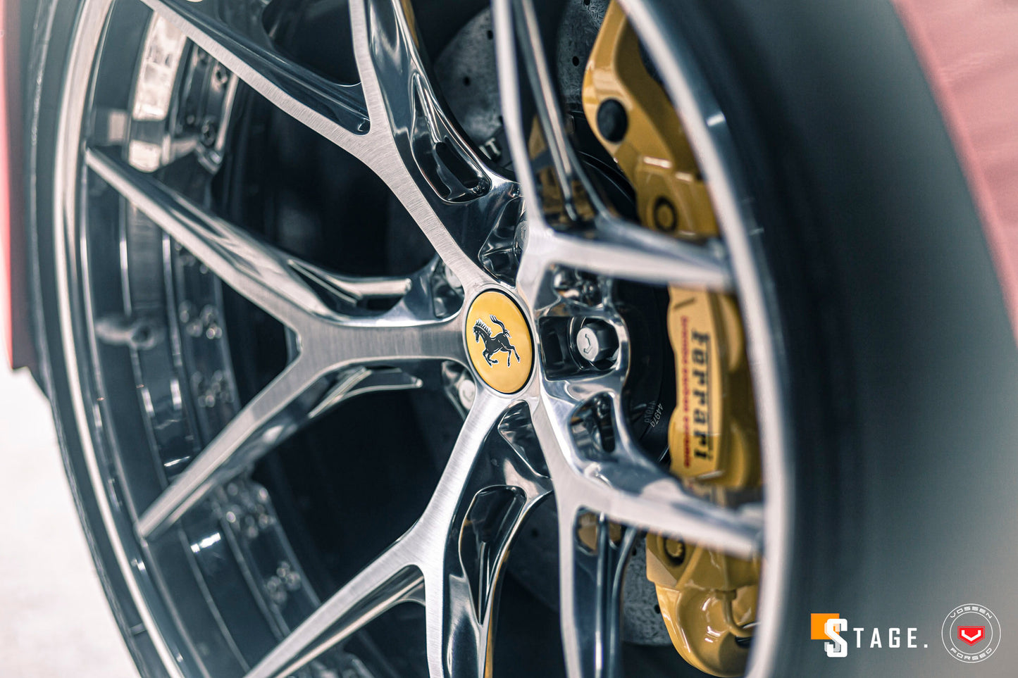 Vossen S21-01 (3-Piece) Wheel Set for Ferrari F8 - 21 Inch - Gloss Clear