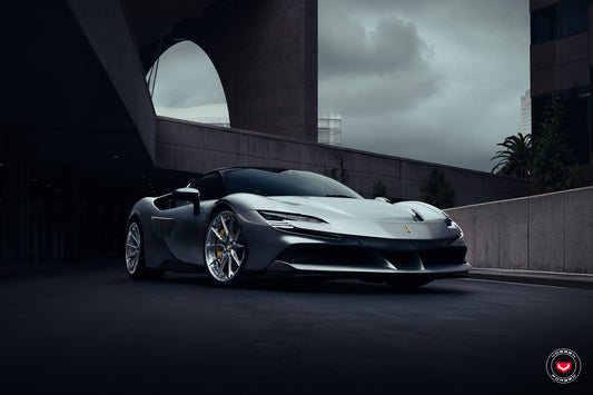 Vossen EVO-2R (3-Piece) Wheel Set for Ferrari SF90 - Gloss Clear