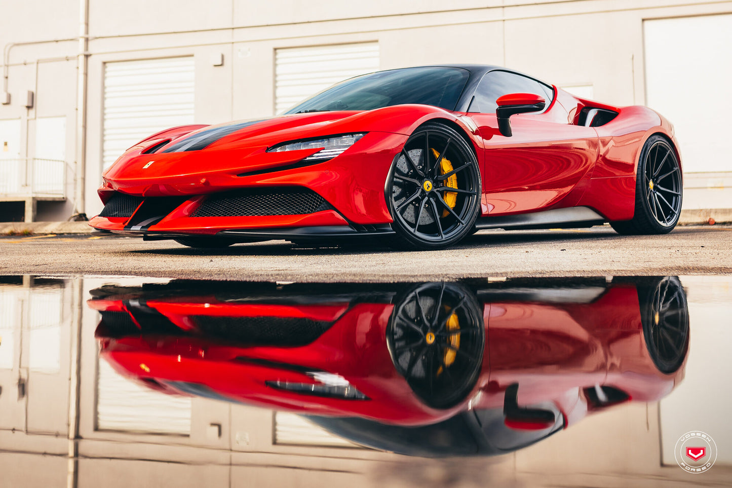 Vossen M-X2 Wheel Set for Ferrari SF90 - 21 Inch - Satin Black