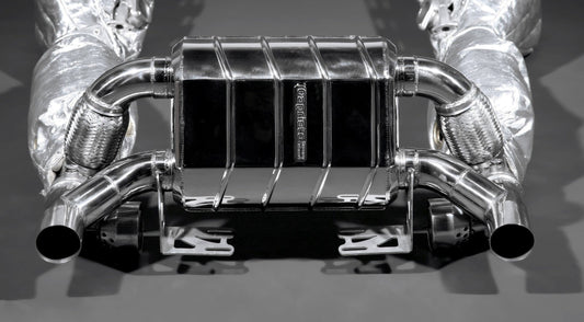 Capristo Ferrari F430 Scuderia/16M - Valved Exhaust, 250 Cell Sport Cats + Heat Protection