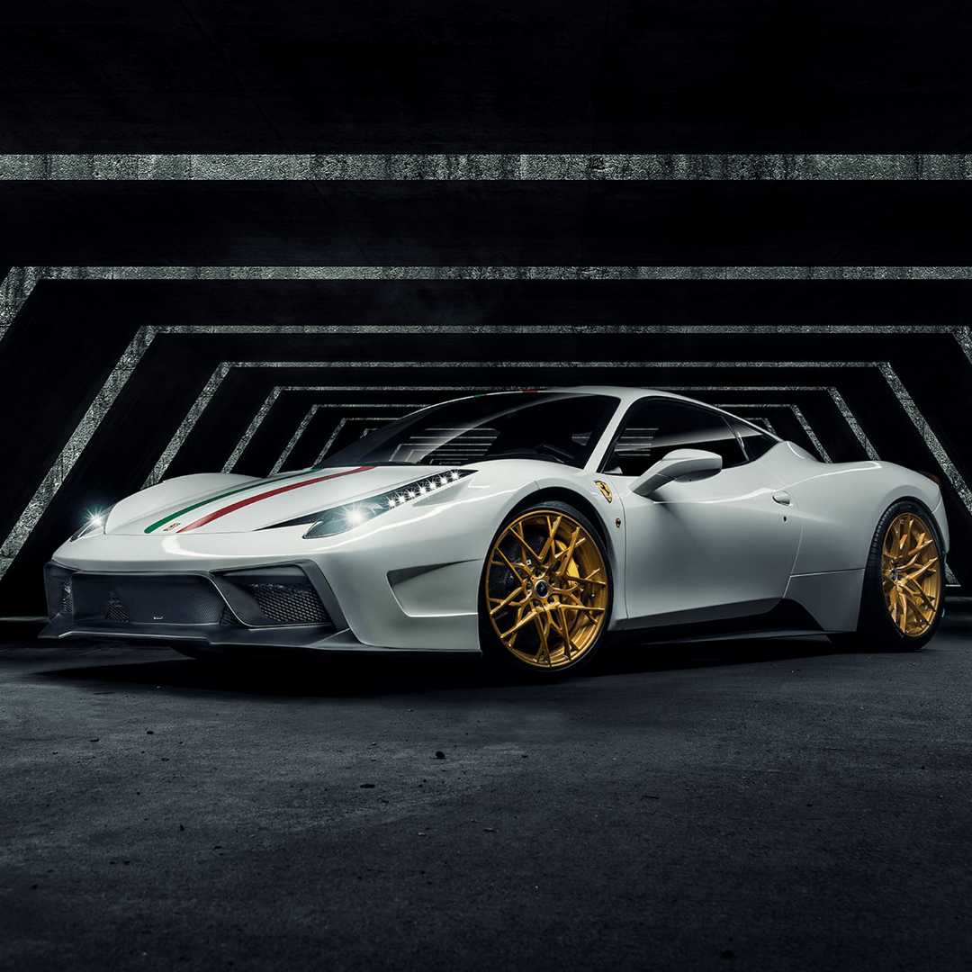 Vorsteiner Ferrari 458 Italia VX Carbon Fiber Front Bumper w/ Front Spoiler