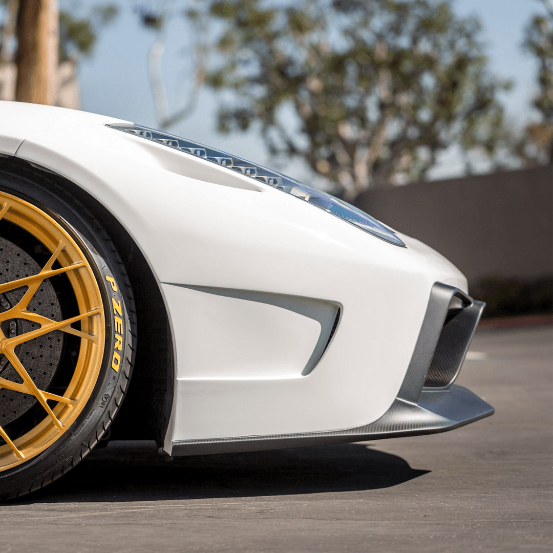 Vorsteiner Ferrari 458 Italia VX Carbon Fiber Front Bumper w/ Front Spoiler