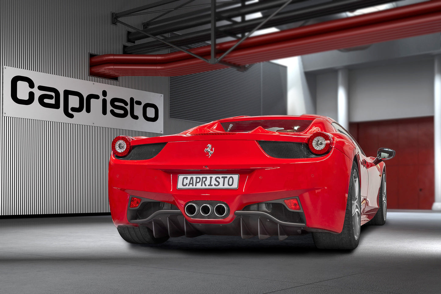 Capristo Ferrari 458 Italia/Spider - Carbon Fiber Rear Diffuser