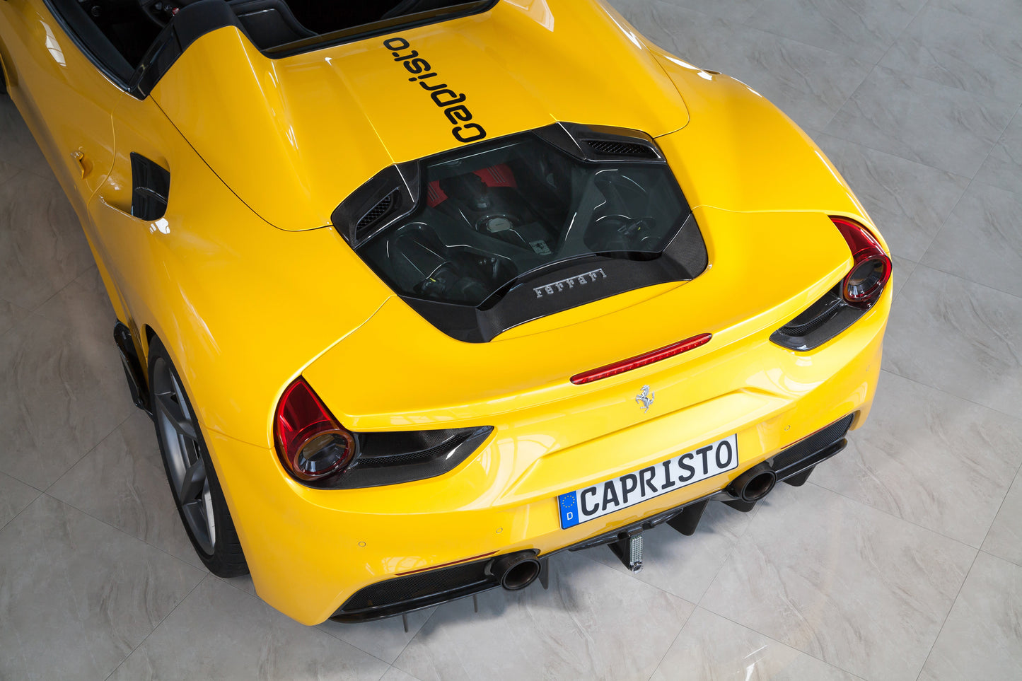 Capristo Ferrari 488 - Carbon Fiber Rear Diffuser