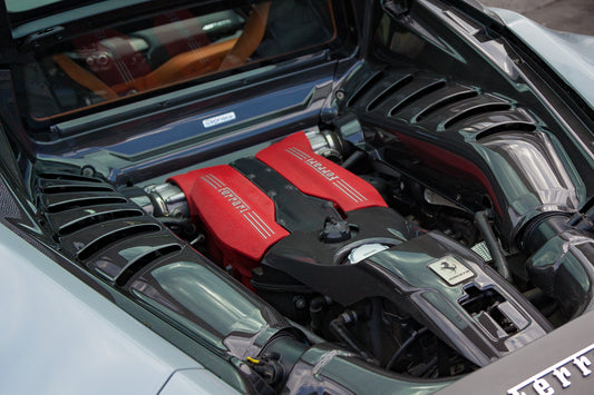 Capristo Ferrari 488 GTB/Pista - Carbon Fiber Engine Side Covers