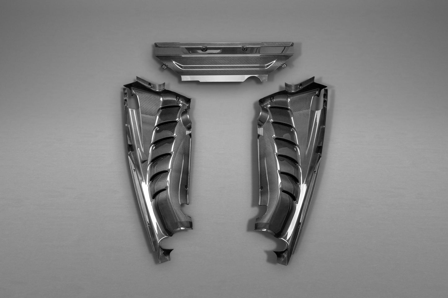 Capristo Ferrari 488 GTB/Pista - Carbon Fiber Engine Side Covers