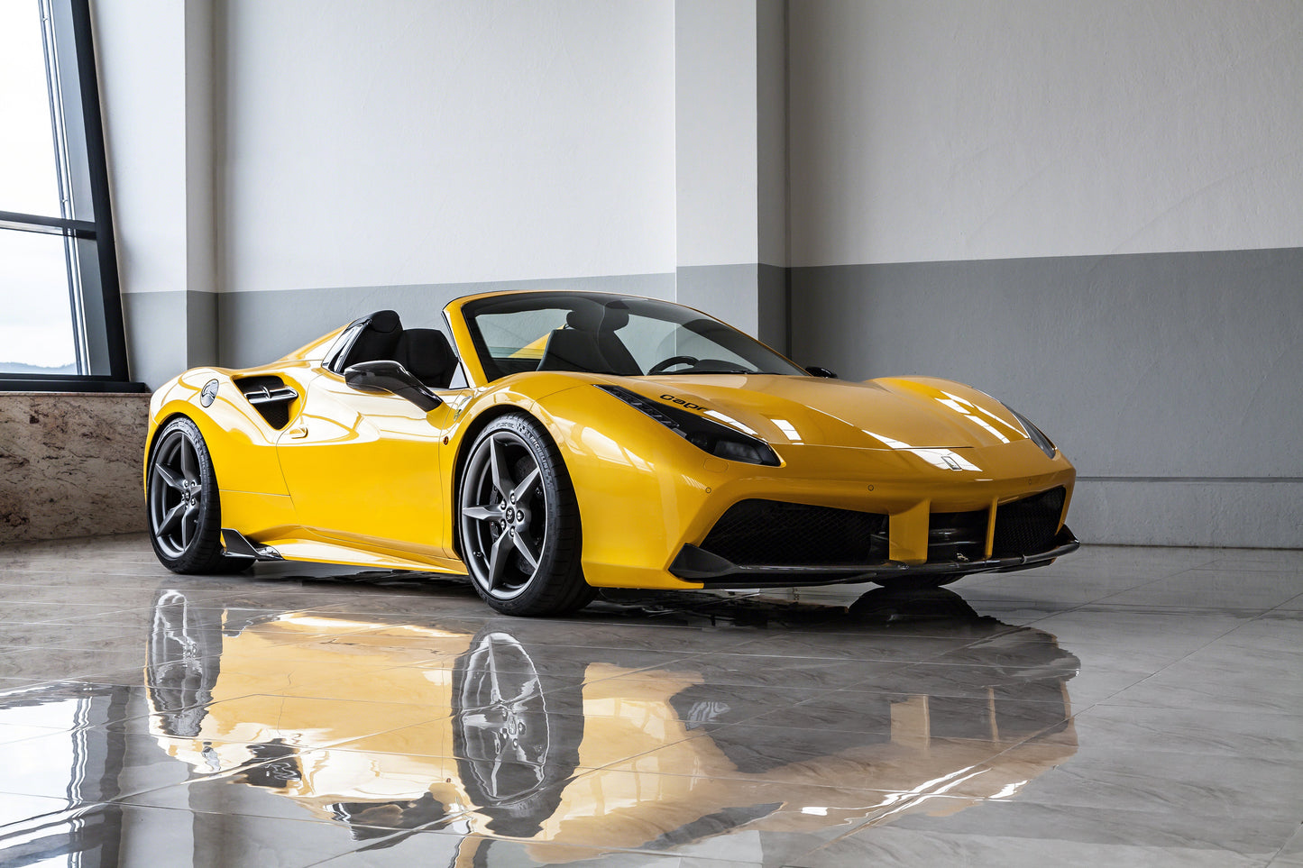 Capristo Ferrari 488 - Carbon Fiber Front Spoiler