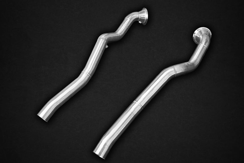 Capristo Ferrari F12/812 Superfast - Cat Spare Downpipes + Heat Protection