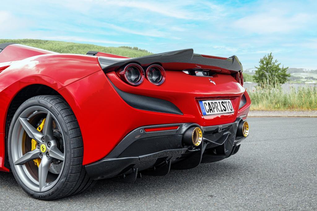 Capristo Ferrari F8 Spider - Carbon Fiber Rear Spoiler