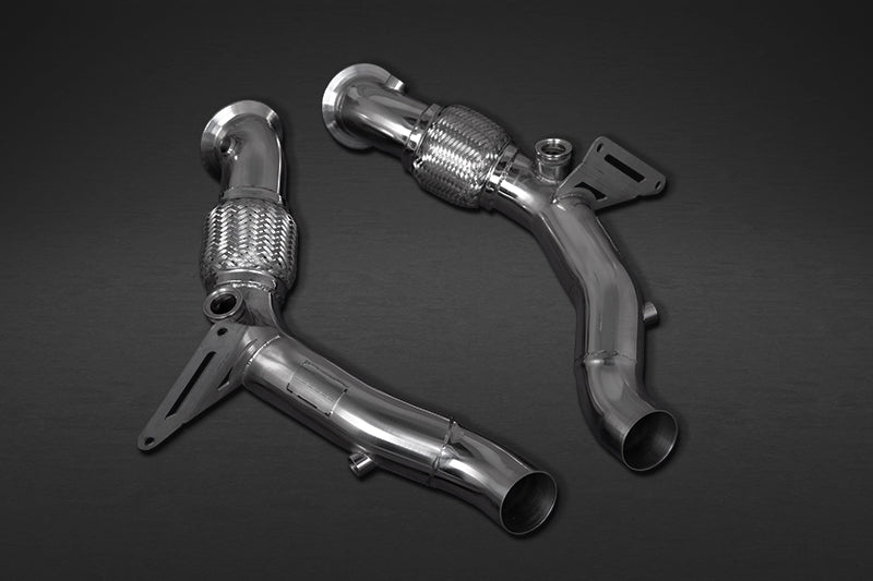 Capristo Ferrari F8 - Cat Spare Pipes + Heat Protection