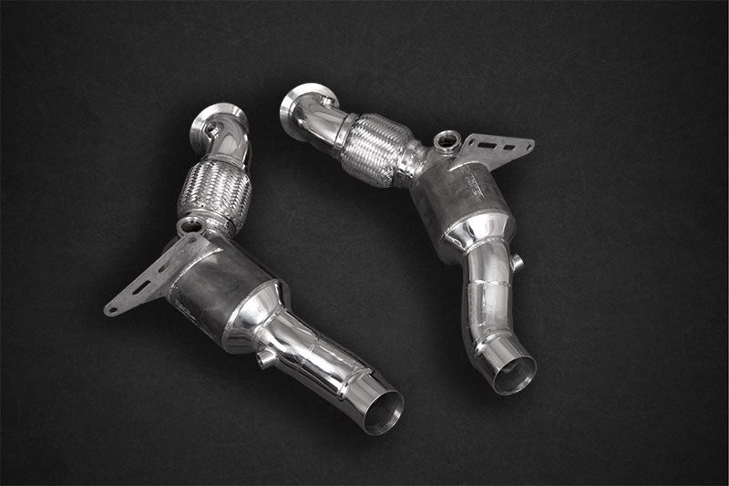 Capristo Ferrari F8 - SET: Valved Exhaust, OPF Spare & Downpipes + Heat Protection