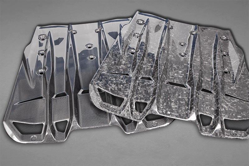 Capristo Porsche 991.2 GT3RS - Headers, 250 Cell Sport Cats + Carbon Engine Cover