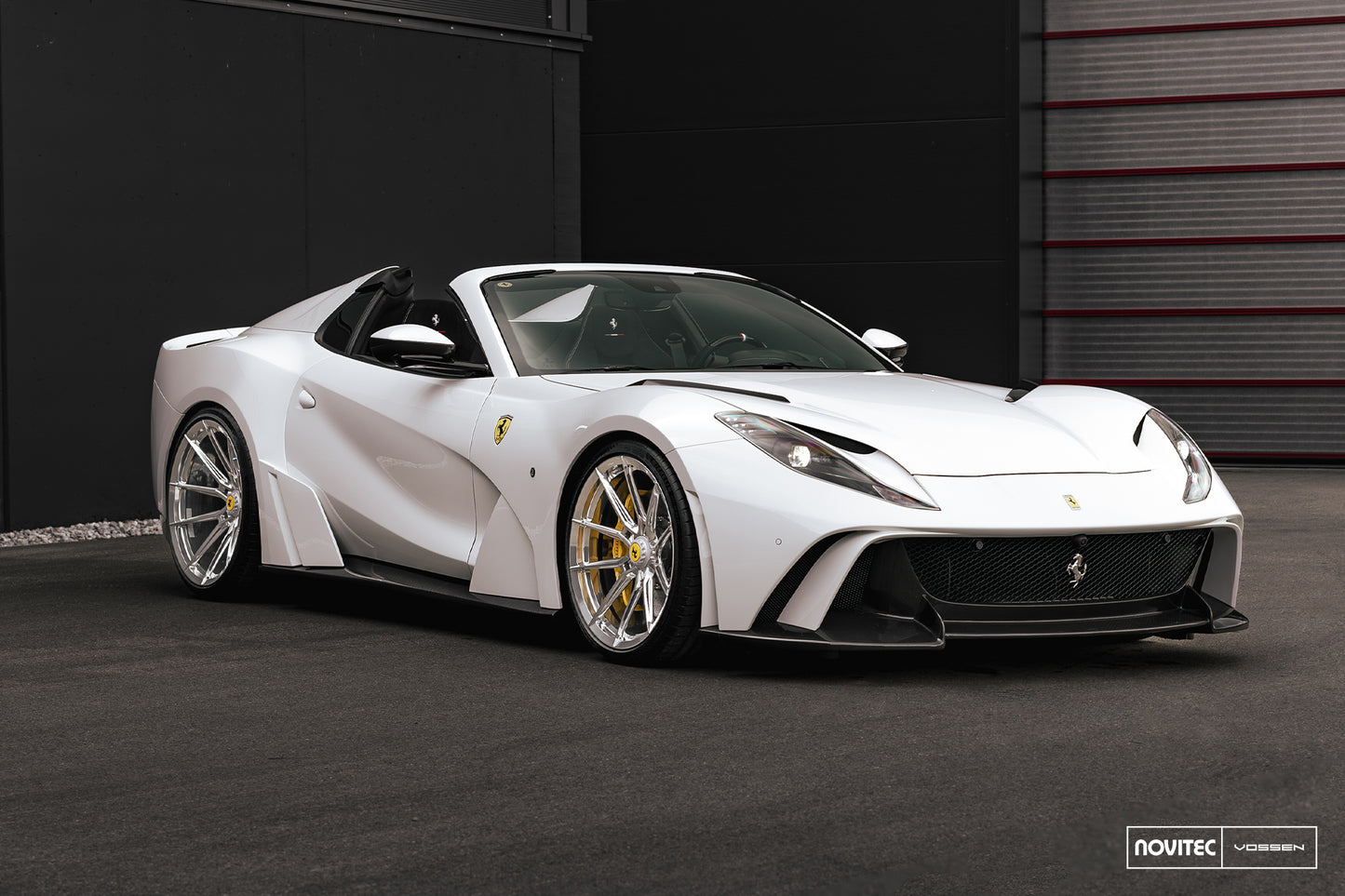 Vossen NF10 Wheel Set for Ferrari 812 Superfast - 21 Inch - Gloss Clear