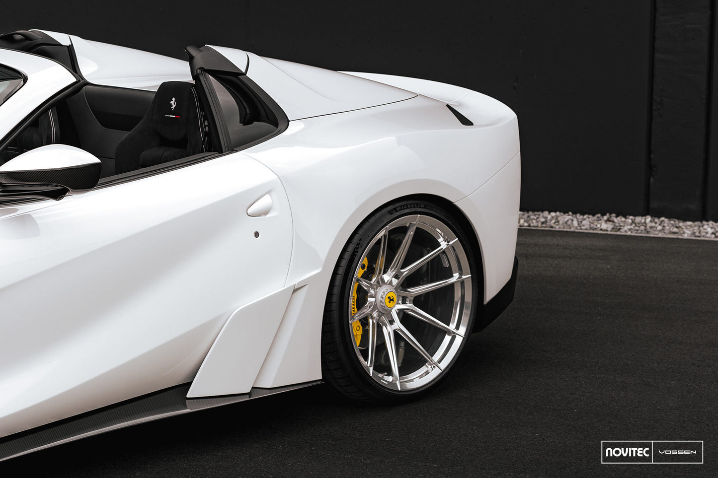 Vossen NF10 Wheel Set for Ferrari 812 Superfast - 21 Inch - Gloss Clear