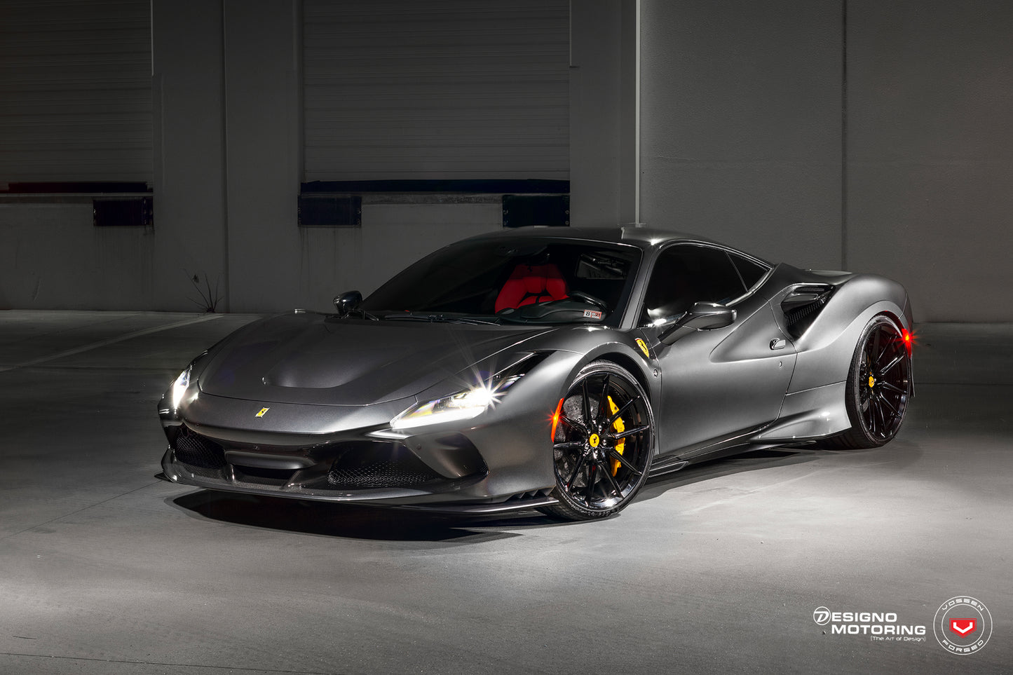 Vossen NF9 Wheel Set for Ferrari F8 - 21 Inch - Gloss Black