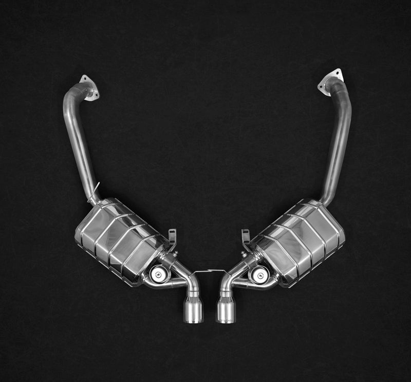 Capristo Porsche 987.2 Boxster/Cayman - Valved Exhaust w Cat Spares (CES3)