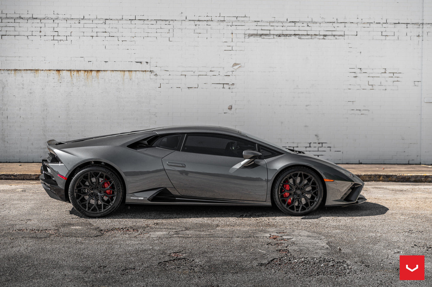 Vossen HF-2 Wheel Set for Lamborghini Huracan - 20 Inch - Gloss Black