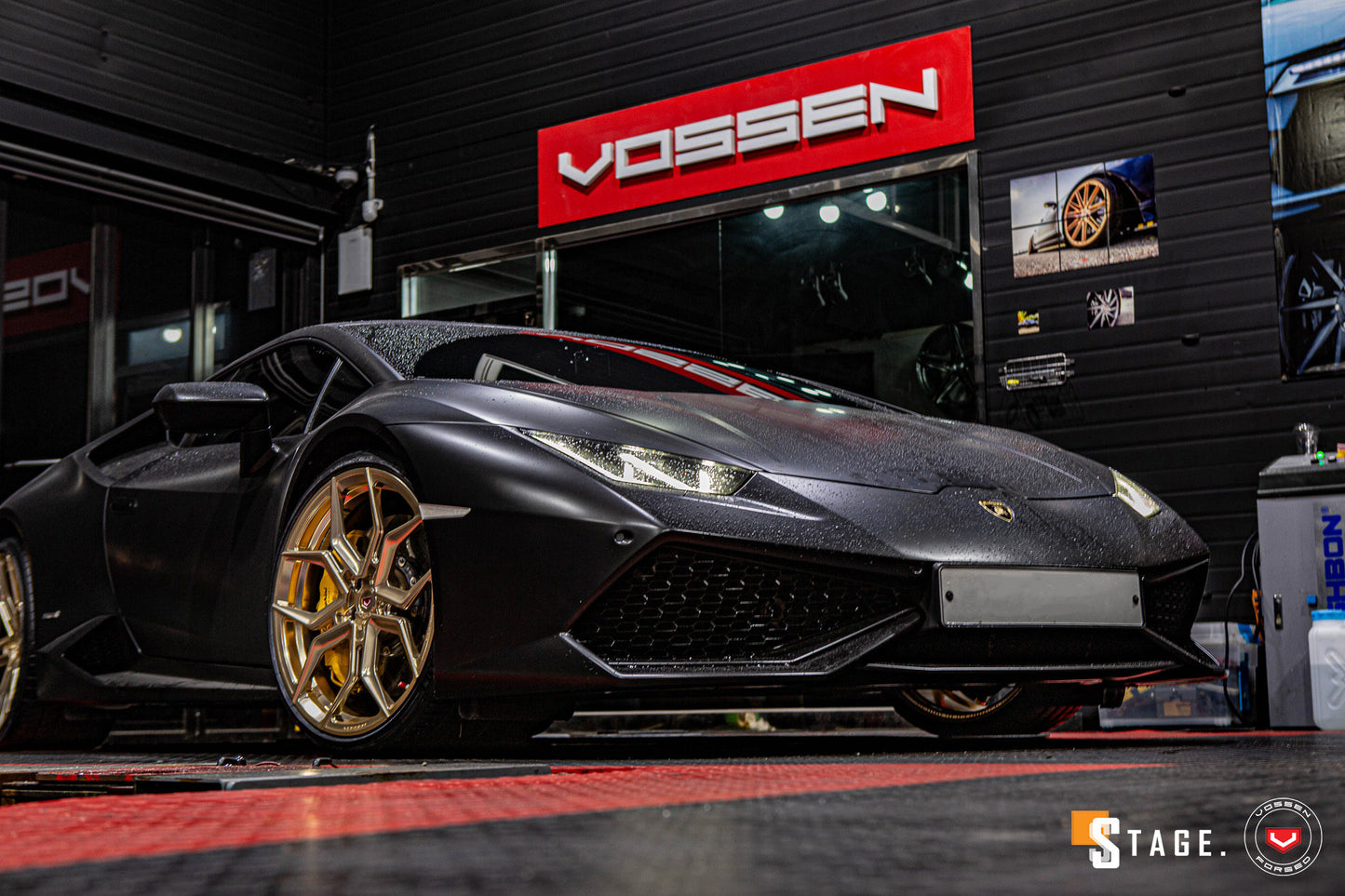 Vossen EVO-3 Wheel Set for Lamborghini Huracan - Patina Gold
