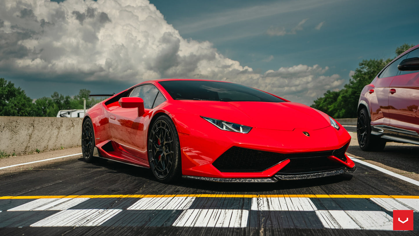 Vossen HFX-1 Wheel Set for Lamborghini Huracan - 20 Inch - Gloss Black