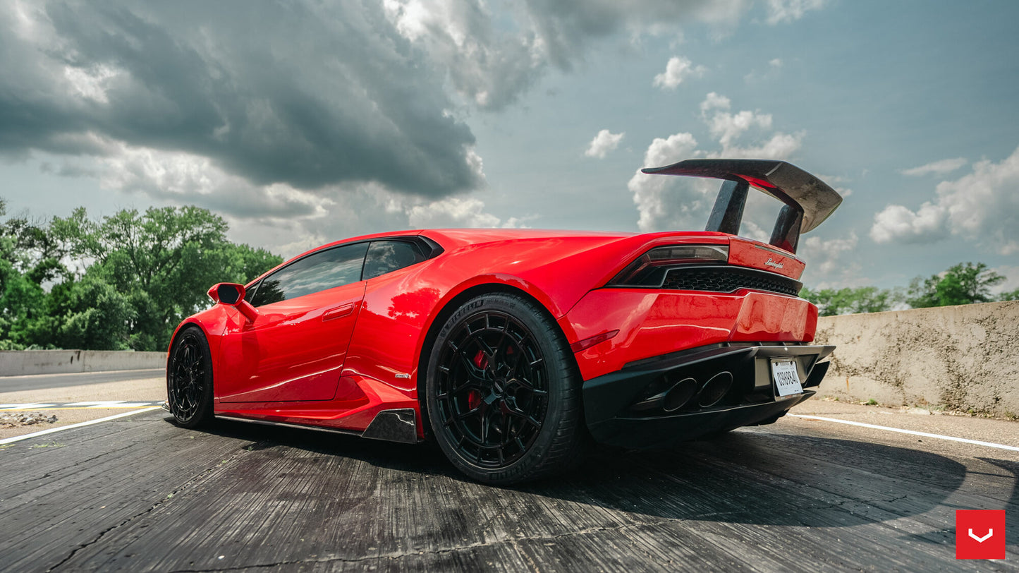 Vossen HFX-1 Wheel Set for Lamborghini Huracan - 20 Inch - Gloss Black