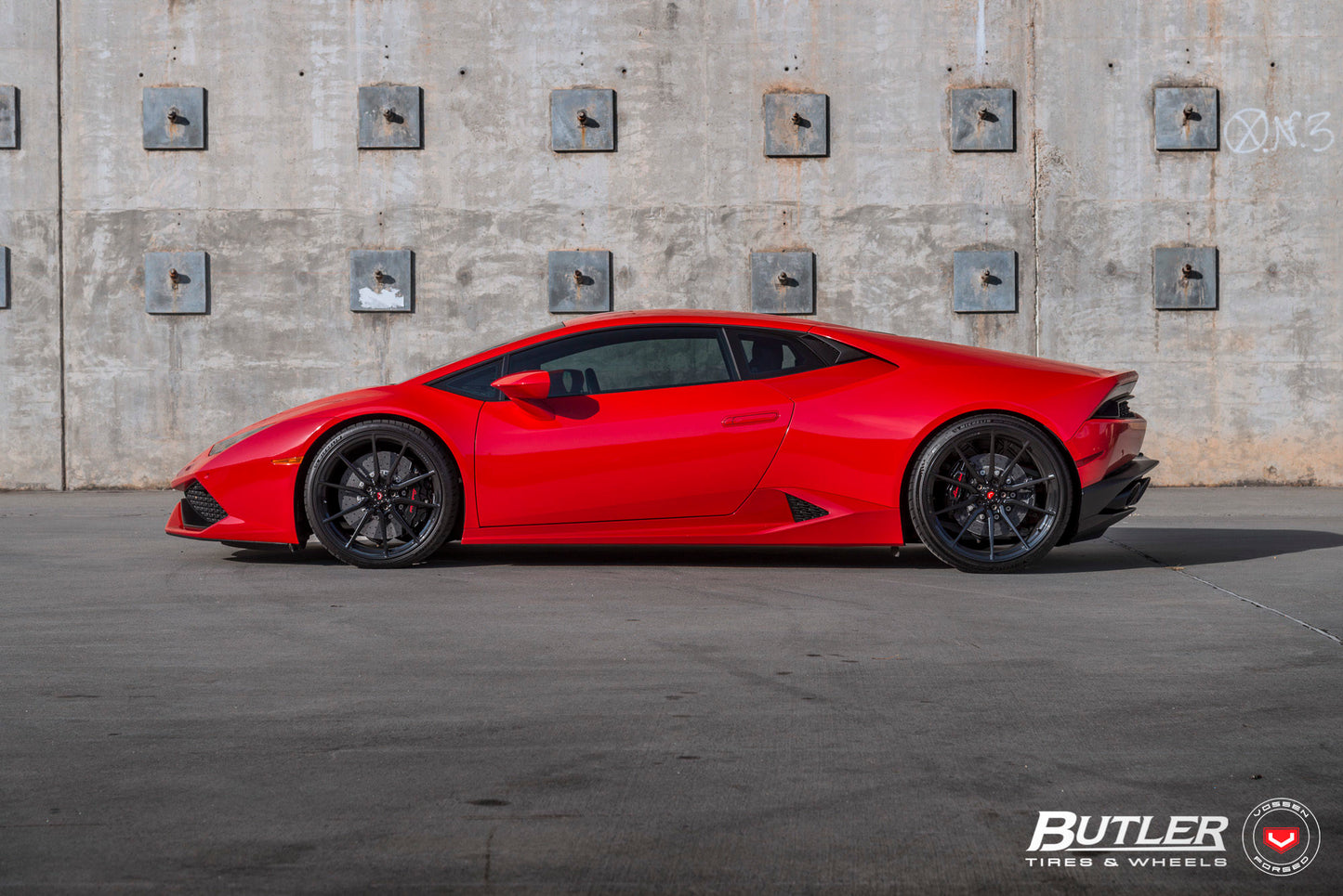 Vossen M-X2 Wheel Set for Lamborghini Huracan - 20 Inch - Gloss Black