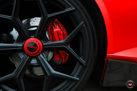 Vossen NL4 Wheel Set for Lamborghini Huracan - 20 Inch - Satin Black