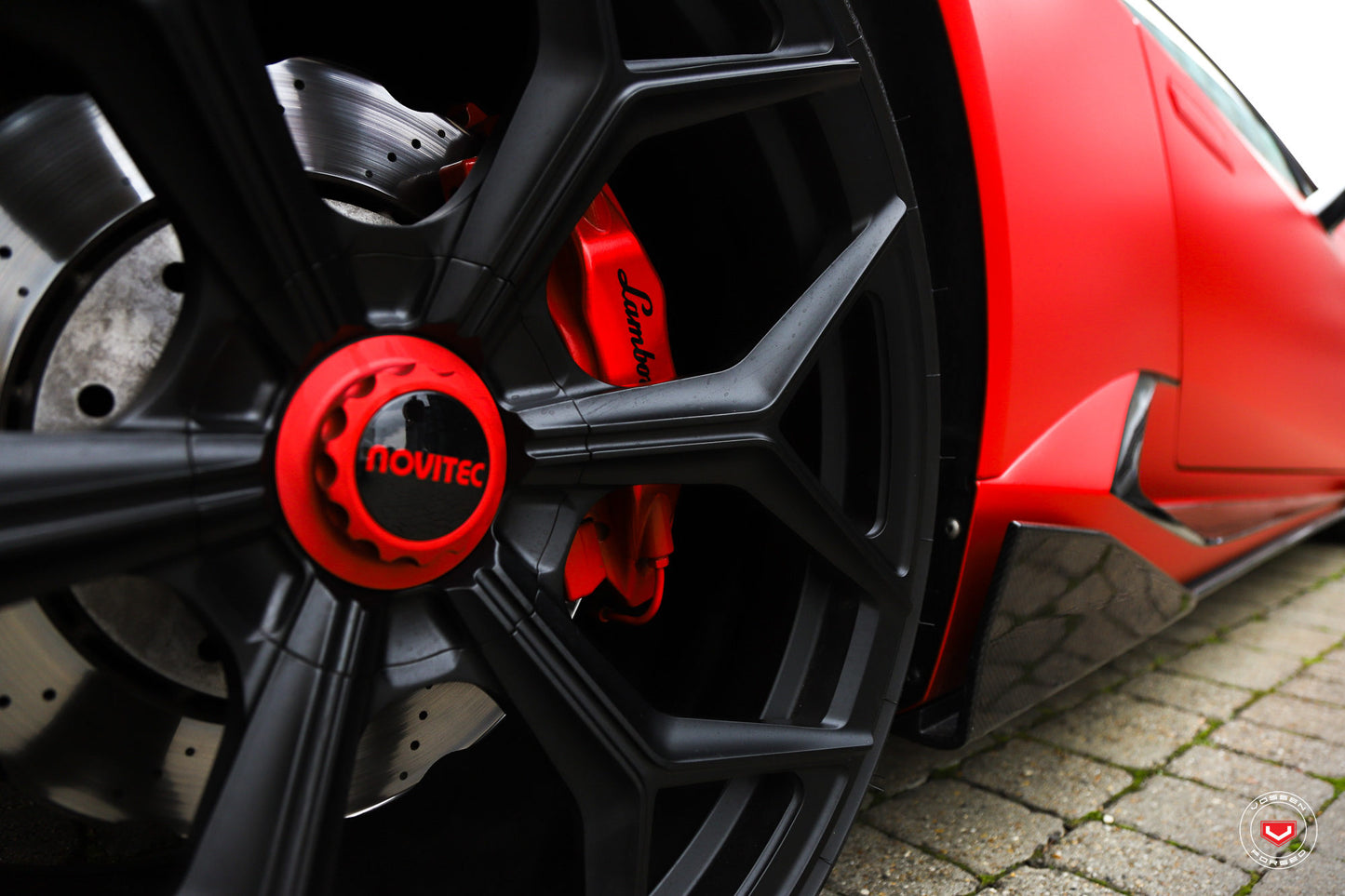 Vossen NL4 Wheel Set for Lamborghini Huracan - 20 Inch - Satin Black