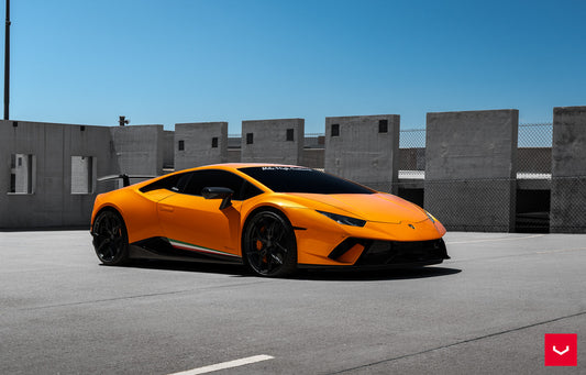 Vossen HF-5 Wheel Set for Lamborghini Huracan - 20 Inch - Gloss Black