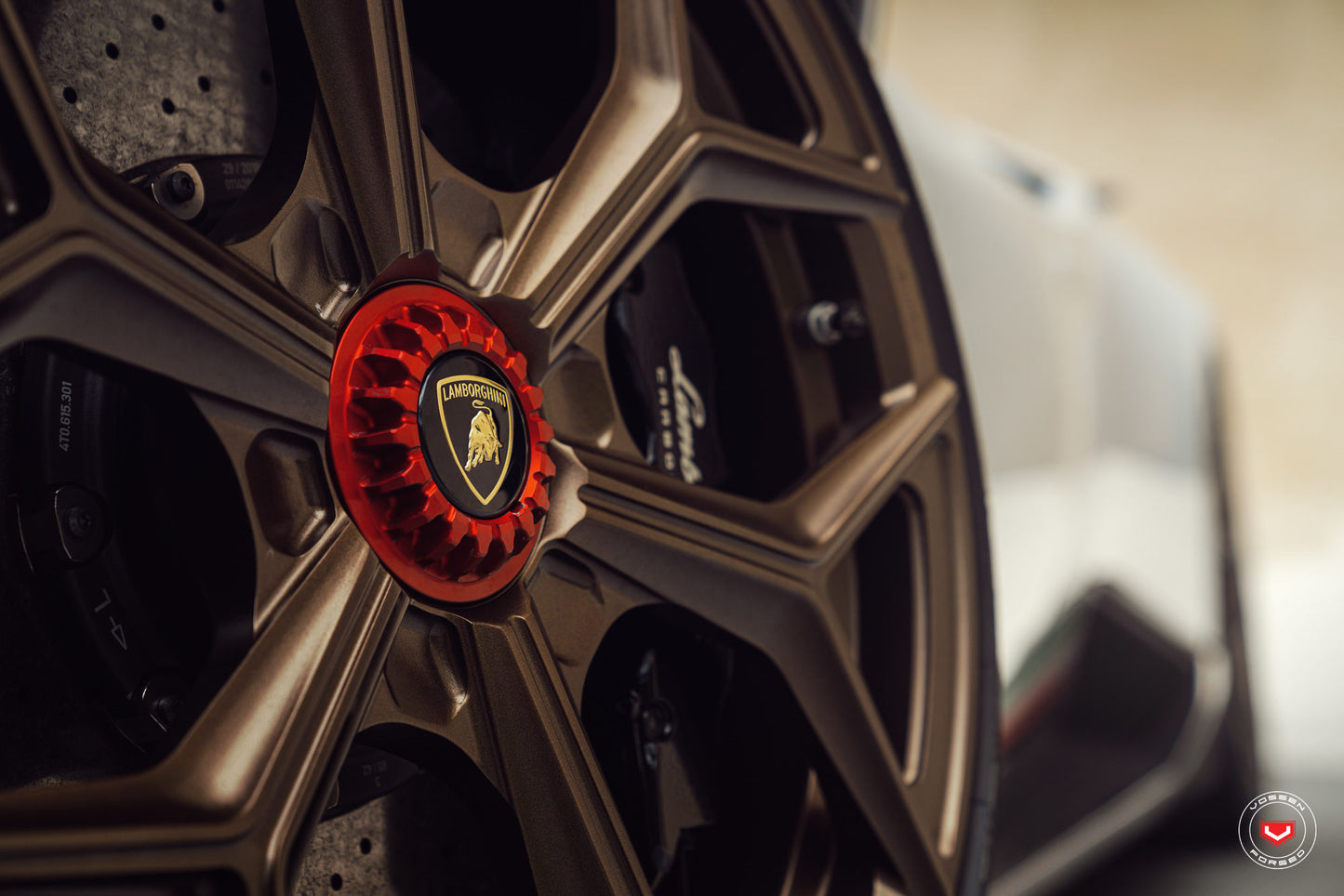 Vossen NL4 Wheel Set for Lamborghini Huracan - 20 Inch - Satin Bronze