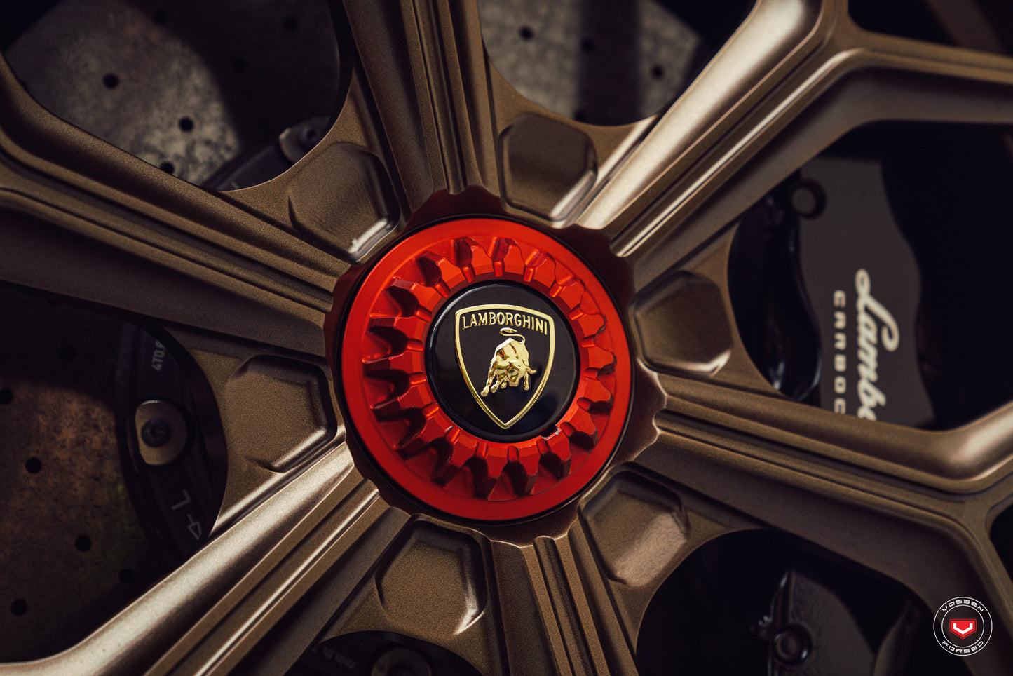 Vossen NL4 Wheel Set for Lamborghini Huracan - 20 Inch - Satin Bronze